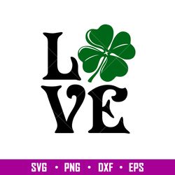 st patricks love clover, st. patricks day starbucks coffee bundle svg, st. patricks day svg, lucky svg, irish svg, clove