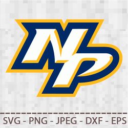 Nashville Predators Logo SVG PNG JPEG  DXF Digital Cut Vector Files for Silhouette Studio Cricut Design