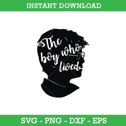 harry potter the boy who lived svg, harry potter svg, png dxf eps, instant download