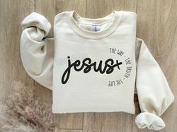 jesus svg png, jesus the way the truth the life, christian svg, faith svg, worthy svg, religious svg, positive svg