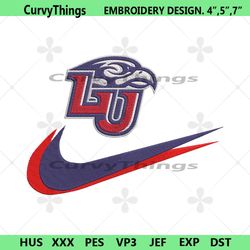 liberty flames double swoosh nike logo embroidery design file