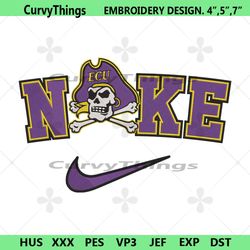 east carolina pirates nike logo embroidery design download file