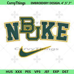 baylor bears nike logo embroidery design download file