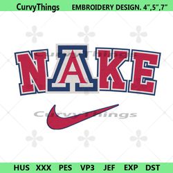 arizona wildcats nike logo embroidery design download file