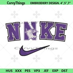 northwestern wildcats nike logo embroidery design download file