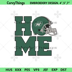 new york jets home helmet embroidery design download file
