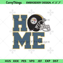 pittsburgh steelers home helmet embroidery design download file