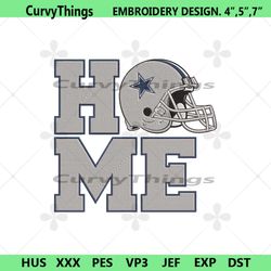 dallas cowboys home helmet embroidery design download file