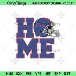 buffalo bills home helmet embroidery design download file