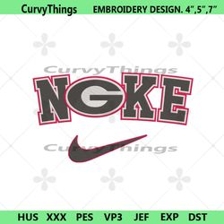 georgia bulldogs nike logo embroidery design download file