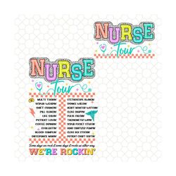 nga nurse tour dalmatian dot svg, trendy nurse life svg, some days i rock it svg, nurse gift svg, funny nurse svg, nurse