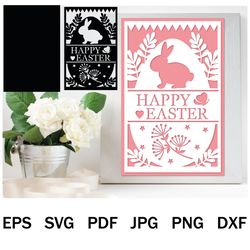 papercut holiday greeting card template, svg format