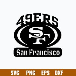 san francisco 49ers svg, san francisco 49ers nfl svg, nfl team svg, png dxf eps file