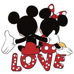 mickey minnie love svg, valentine svg, mickey mouse svg