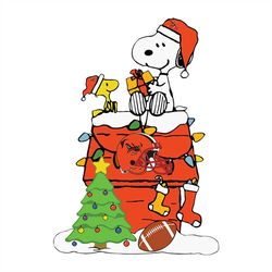 cleveland browns snoopy christmas nfl svg, football svg, cricut file, svg