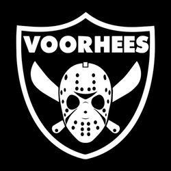 voorhees halloween las vegas raiders nfl svg, football svg, cricut file, svg