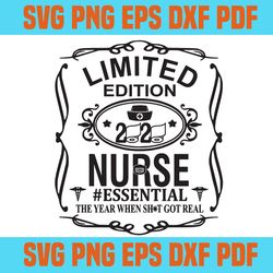 limited edition nurse essential svg,svg,saying shirt svg,svg cricut, silhouette svg files, cricut svg, silhouette svg, s