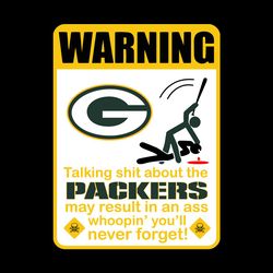 funny warning green bay packers svg, sport svg, green bay packers svg, football teams svg, sport teams, nfl svg, green b