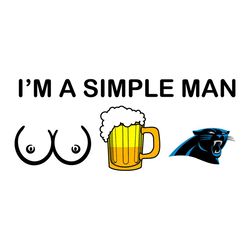 i am simple man carolina panthers svg, sport svg, carolina panthers svg, sport svg, football svg, football teams svg, nf