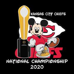 national championship 2020 mickey kansas city chiefs,nfl svg, football svg, cricut file, svg