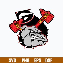 braves bulldogs georgia champions uga svg, bulldogs svg, sport svg, png dxf eps file