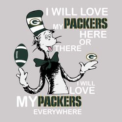 dr seuss green bay packers svg, sport svg, football teams svg, sport teams, nfl svg, green bay nfl, packers football tea