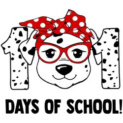101 days of school dalmatian dog svg, back to school svg, dalmatian dog svg