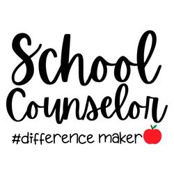 school counselor difference maker svg, counselor svg, school counselor svg, back to school svg