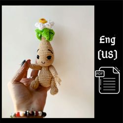 pdf crochet amigurumi narcissus doll pattern