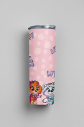 pretty paw patrol premium skinny tumbler wrap 20 ounce tumbler wrap png clipart image seamless image