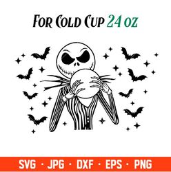 Jack Full Wrap Svg, Starbucks Svg, Coffee Ring Svg, Cold Cup Svg, Cricut, Silhouette Vector Cut File