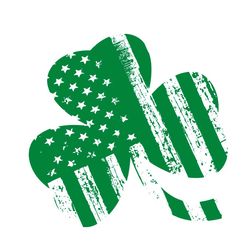 irish american flag vintage shamrock st patricks day svg, american flag svg