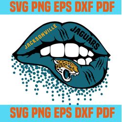 jacksonville jaguars lips svg,svg files for silhouette, files for cricut, svg, dxf, eps, png instant download