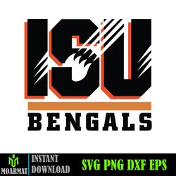 Cincinnati Bengals Bundle Svg, Bengals Svg, Bengals logo svg, Nfl svg (6)