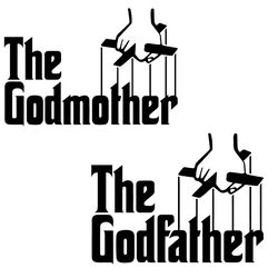 the godmother the godfahter svg, bundle svg, svg files, svg cricut,