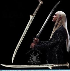 thranduil sword the hobbit from the lord of the rings, monogram sword, lotr medieval sword, best gift for him, jw-o510