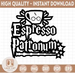 espresso patromum svg,harry potter svg, harry potter theme, harry potter print, potter birthday, harry potter svg, png d