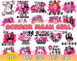 horror mean girl bundle svg, horror mean girl svg, mean girl svg, scary, horror svg, file for cut