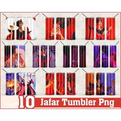 10 jafar tumbler bundle ,tumblers designs 20oz skinny straight & tapered bundle, bundle design template for sublimation,