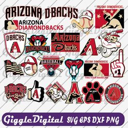 arizona diamond backs bundle, arizona diamond backs svg, arizona diamond backs png, cricut arizona diamond backs