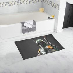 boba fett bath mat, bath rug