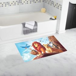 lion king bath mat, bath rug