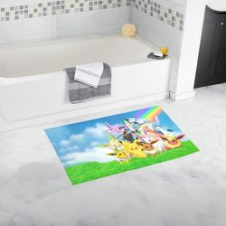 pokemon pikachu bath mat, bath rug