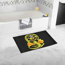 cobra kai bath mat, bath rug