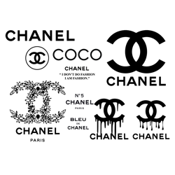 chanel logo svg, chanel fashion brand svg, chanel brand svg, high-end brands silhouette svg files