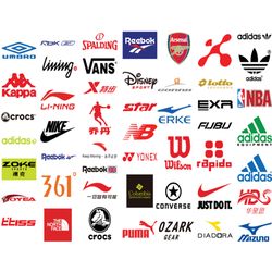 adidas svg, nike svg, converse svg, nba logo svg, li ning svg, kappa svg, reebok svg, puma svg, vans svg, disney sport s