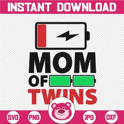 mom of twins svg, funny mother's day svg, mama svg, twin mama svg, mothers day svg, cute svg cut file, girl mom svg, png