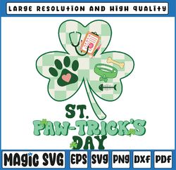 St Paw-trick's Day Irish Shamrock Dog Lover St Patrick's Day Svg, Clover Svg, St Patricks Day, Digital Download