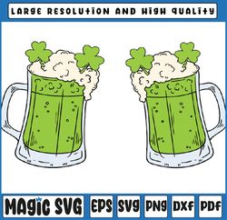Funny St Patricks Day Drinking Irish Shamrock Green Beer Mug Svg, St Patricks Day, Digital Download