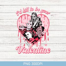 horror valentine png, valentine killer story png, be my valentine png, killer character movie love png, instant download